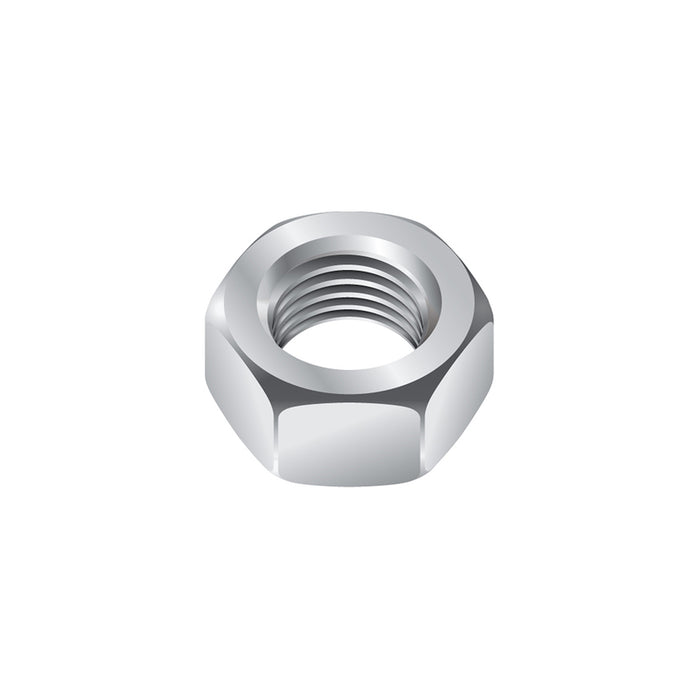 3/8"-16, Hex Nuts, Coarse Thread, Steel, Zinc Plated (100/box)
