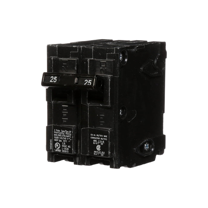 Siemens 2 pole 25 Amp breaker