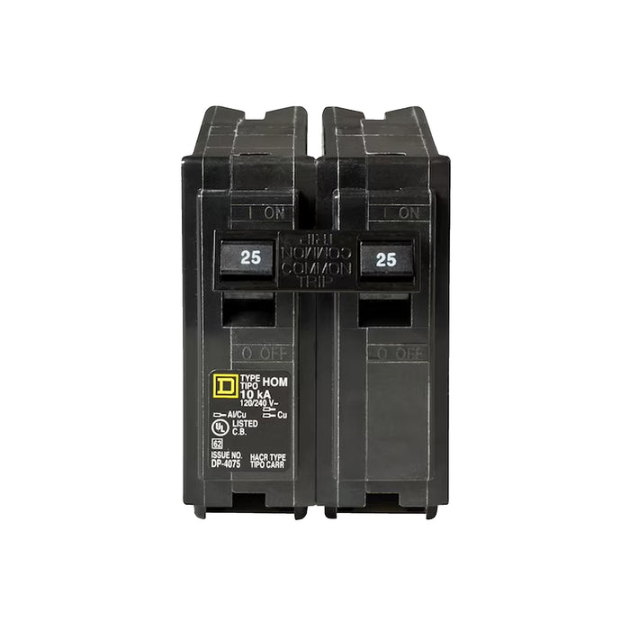 Homeline 25-Amp 2-Pole Standard Trip Circuit Breaker