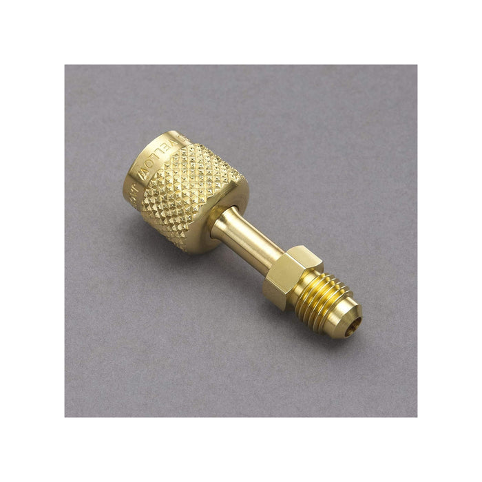 Quick Coupler, 5/16" QC Straight x 1/4" Male Flare with CH14 Adjustable Valve Operner