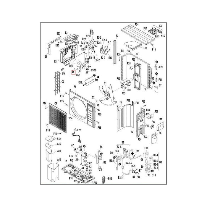 PRINTED CIRCUIT BOARD ASSY. (MAIN)RX36NMVJUA