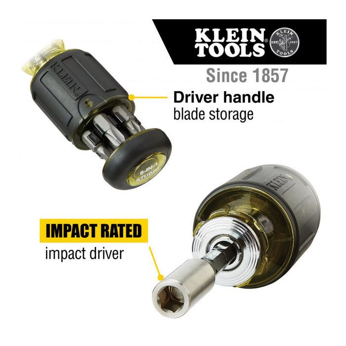 8-in-1 Adjustable Length Stubby Driver