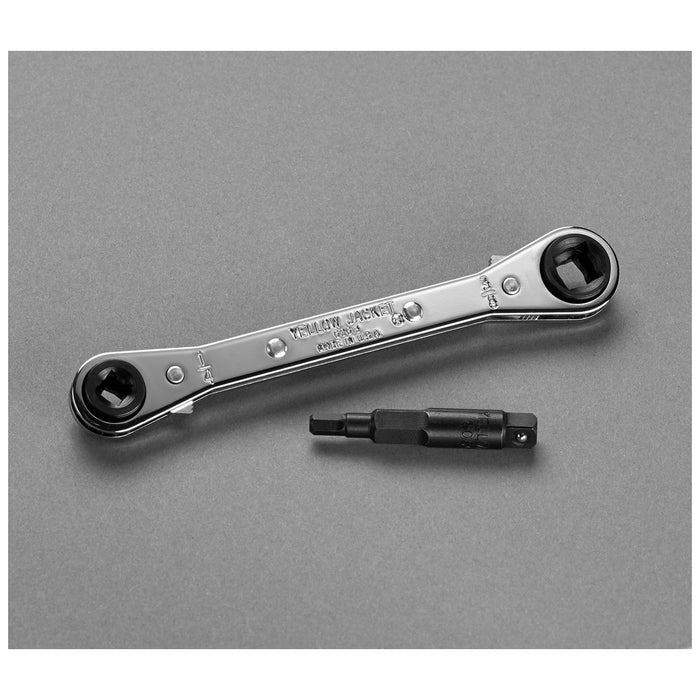 Ratchet Service Wrench with Adapter