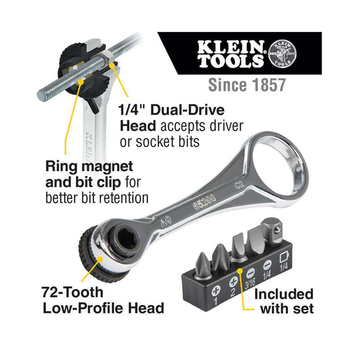 Slim-Profile Mini Ratchet Set, 5-Piece