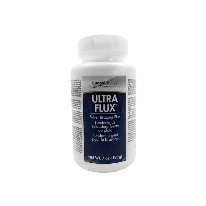 ULTRA FLUX:  Silver Brazing 7 Oz Container, Brush Cap