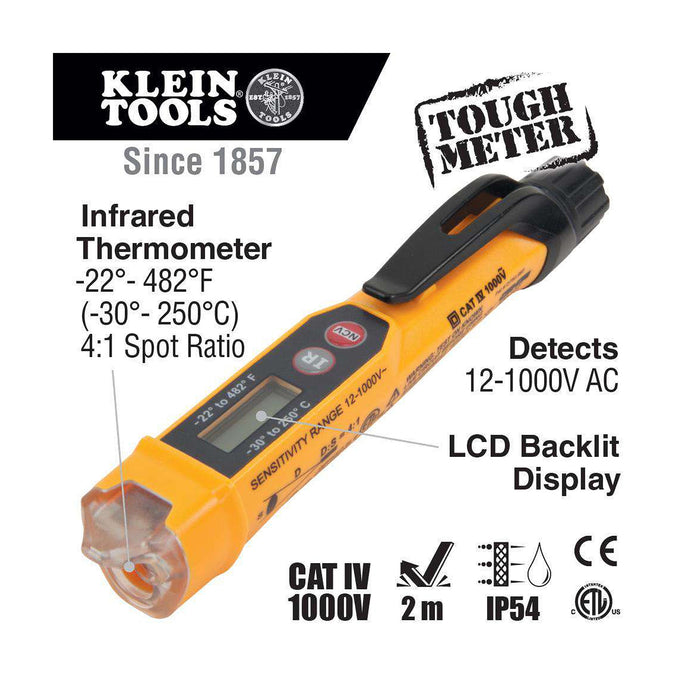 Non-Contact Voltage Tester with IR Laser